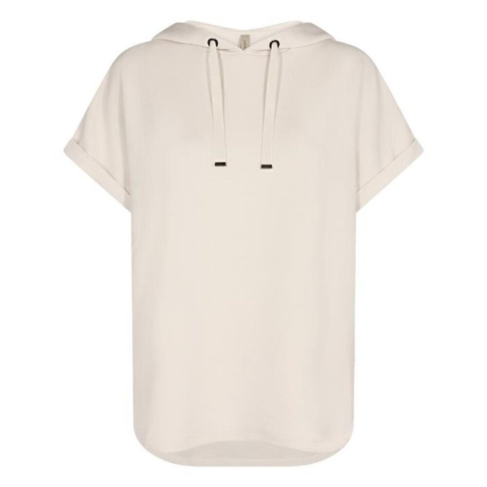 NWT SOYA CONCEPT Banu 143 Cream Modal Short Sleeve Sweatshirt